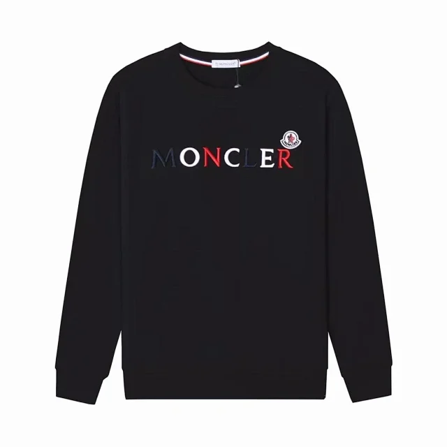 Moncler Hoodies & Sweatshirts Crewneck Logo Sweatshirt product detail image 1