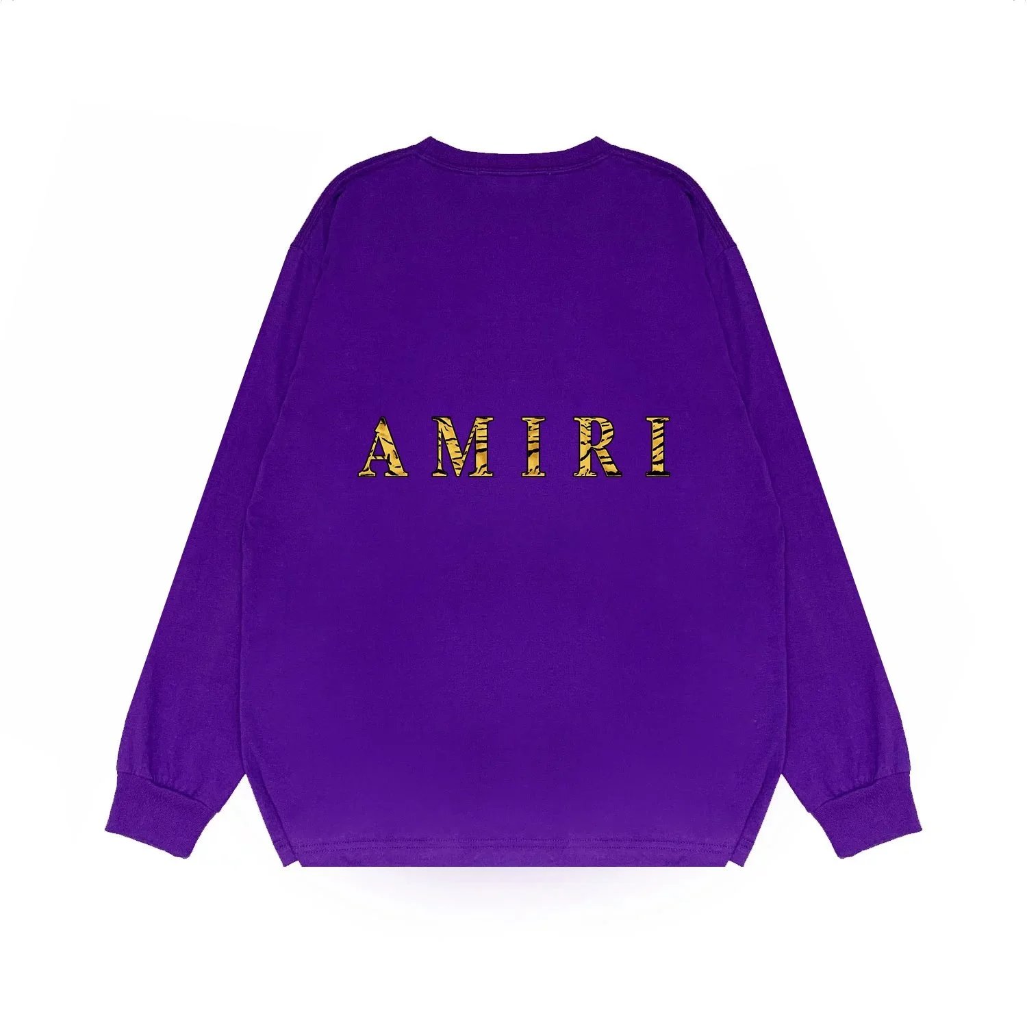 Amiri Take It Easy Baby Purple Graphic Sweatshirt - 8