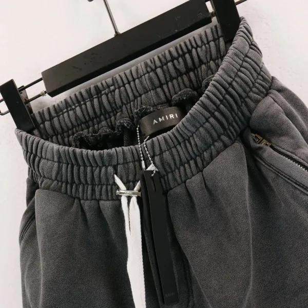 Amiri Cotton Terry Sweatpants Black - 9