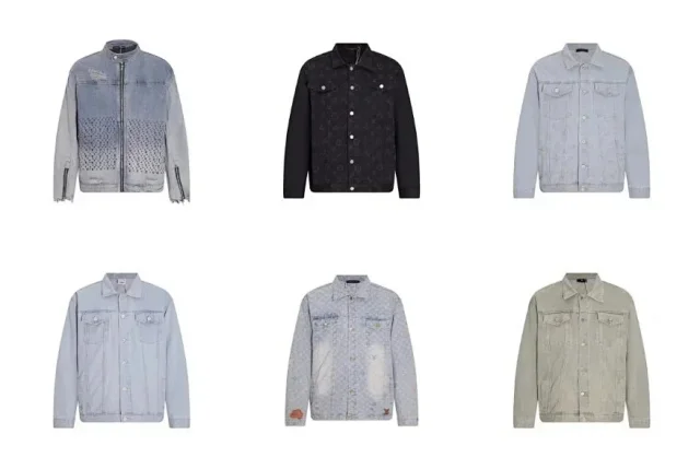 Burberry Jackets Button-Front Denim Jacket product detail image 3