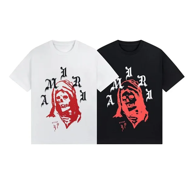 AMIRI T-Shirts Skull Graphic T-Shirt product detail image 2