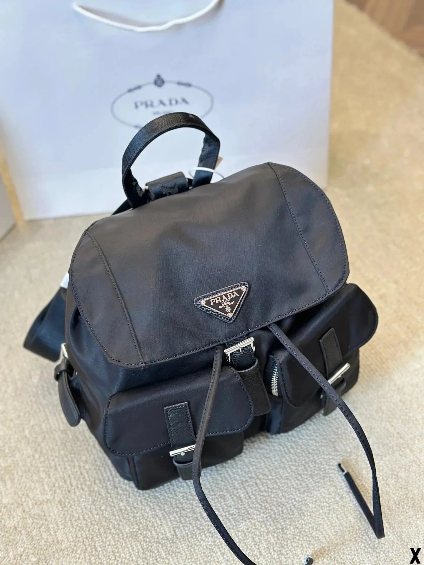 Prada Re-Nylon Backpack Black - 10