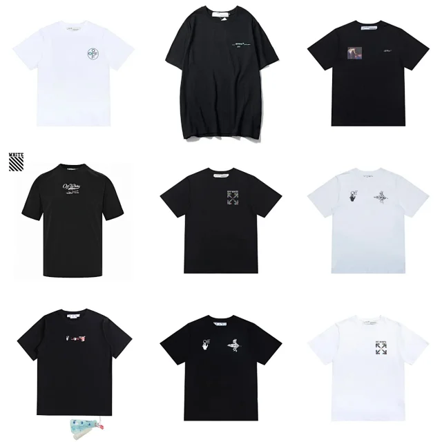 Off-White T-Shirts Graphic Arrow-Print Short-Sleeve T-Shirt product detail image 1