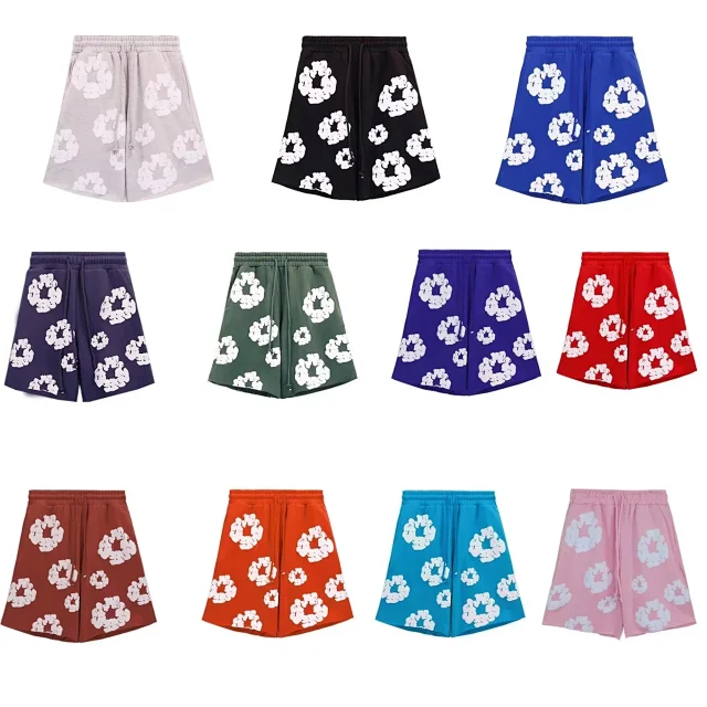 Unbranded Shorts D-0135 Floral Print Drawstring product detail image 1