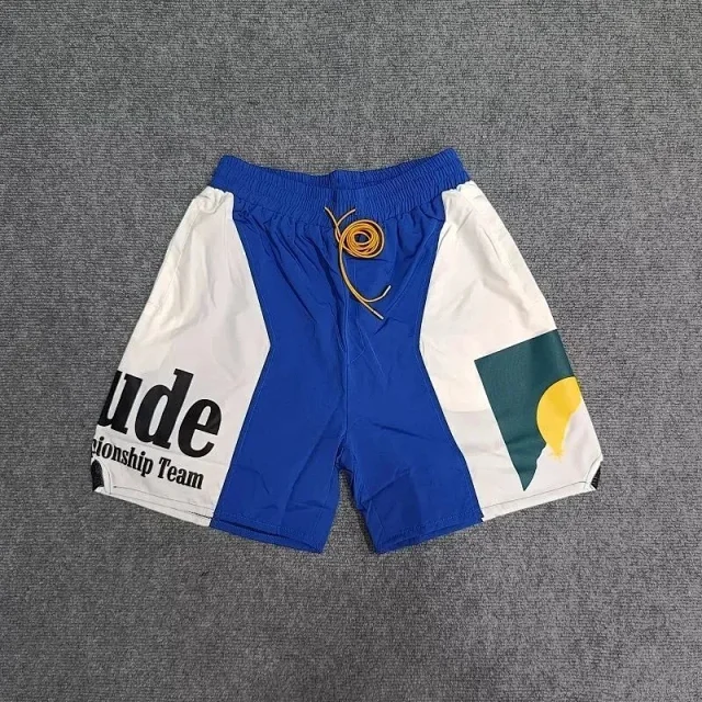 Unbranded Shorts Color-block drawstring with graphic print product detail image 3