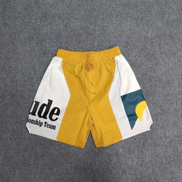 Unbranded Shorts Color-block drawstring with graphic print product detail image 4