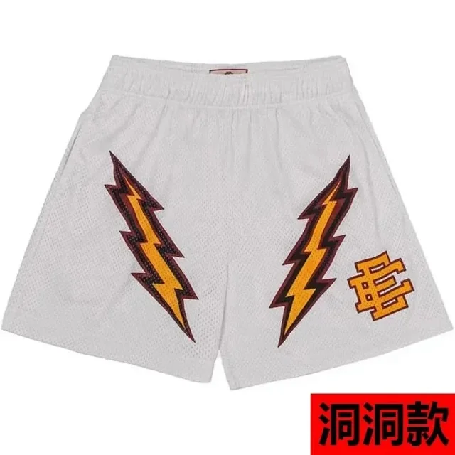 Eric Emanuel Shorts Mesh basketball with lightning star print product detail image 6