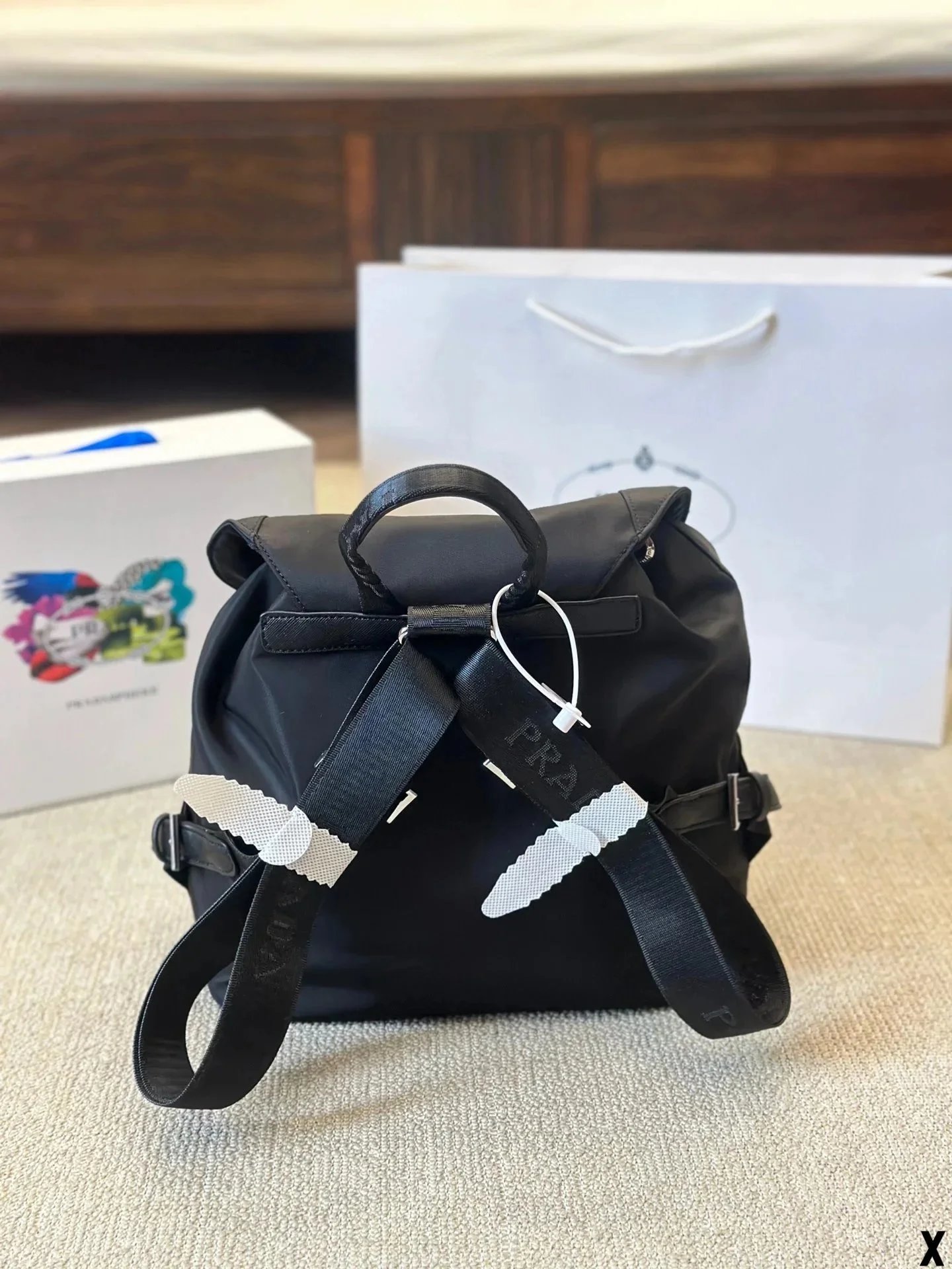 Prada Re-Nylon Backpack Black - 5