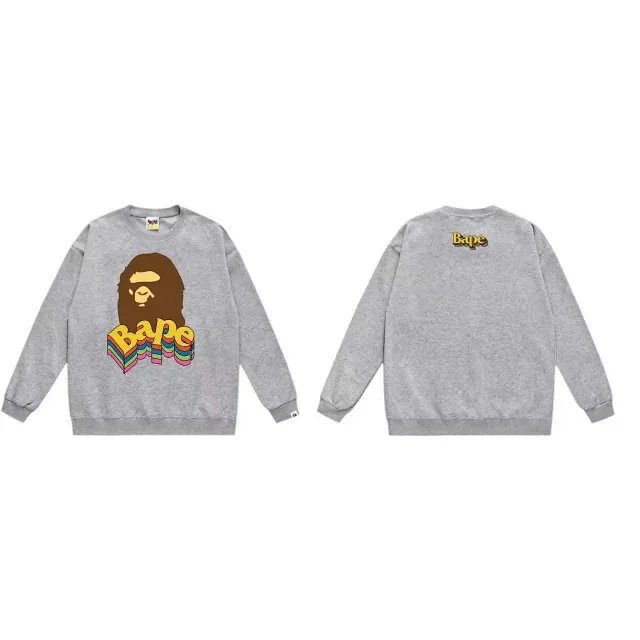A BATHING APE Hoodies & Sweatshirts Head Graphic Crewneck Sweatshirt product detail image 4