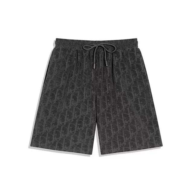 Dior Shorts Oblique-pattern drawstring product detail image 5