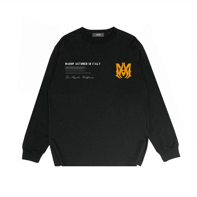 AMIRI Hoodies & Sweatshirts Logo Print Crewneck Sweatshirt product detail image 4