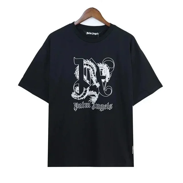Palm Angels T-Shirts Short-Sleeve Graphic Print T-Shirt product detail image 4