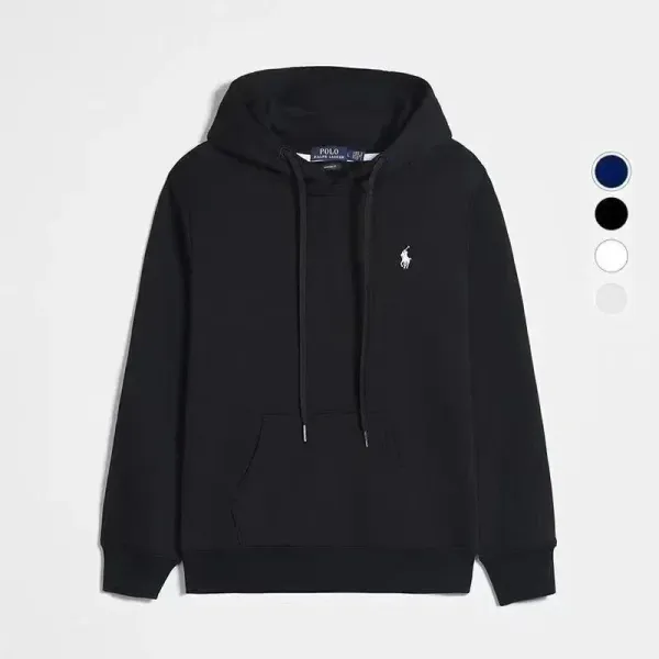 Ralph Lauren Classic Fit Hoodie Gray - 4
