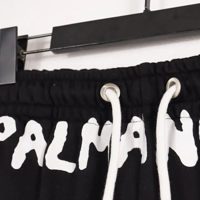Palm Angels Trousers Elastic-Waist Graphic Jogger product detail image 6