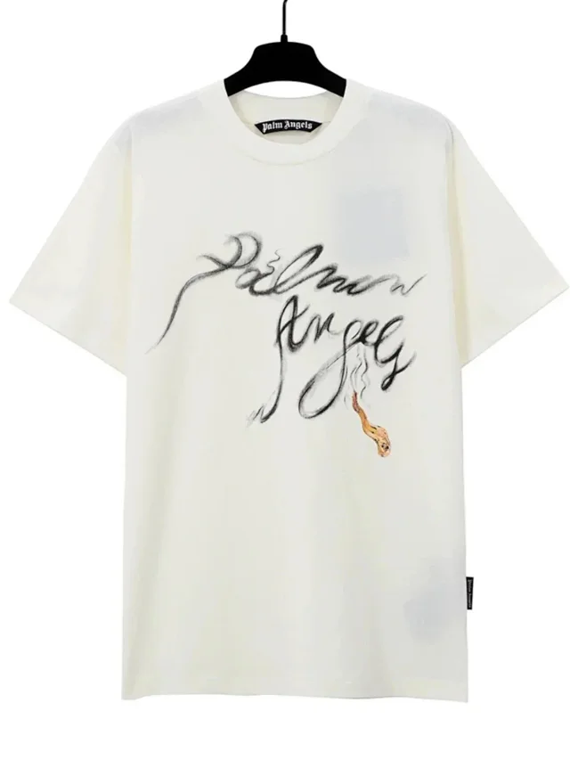 Palm Angels T-Shirts Short-Sleeve Graphic Print T-Shirt product detail image 7