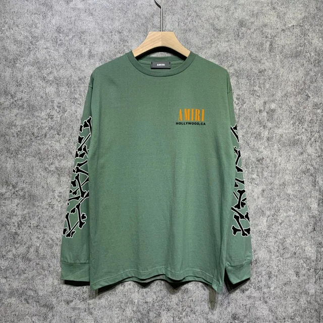 AMIRI Hoodies & Sweatshirts Bone-Print Crewneck Sweatshirt product detail image 3