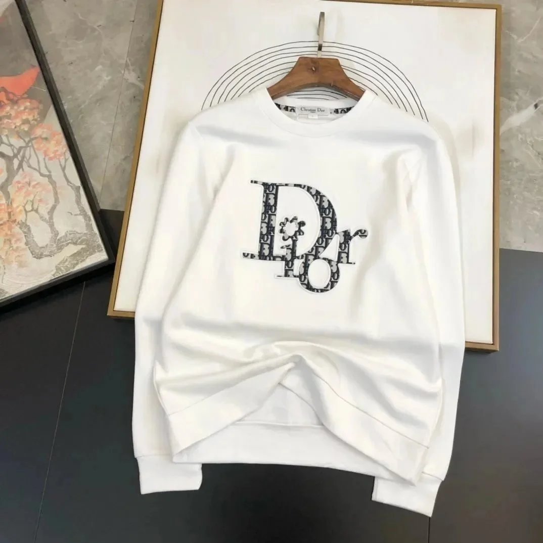 Dior Hoodies & Sweatshirts Hooded sweatshirt with CD embroidery or Oblique embossing — 24