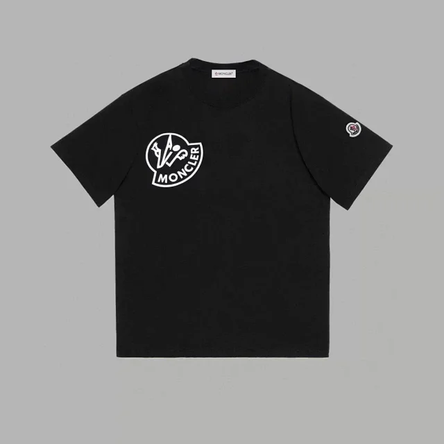 Moncler T-Shirts Logo Graphic Short-Sleeve product detail image 7