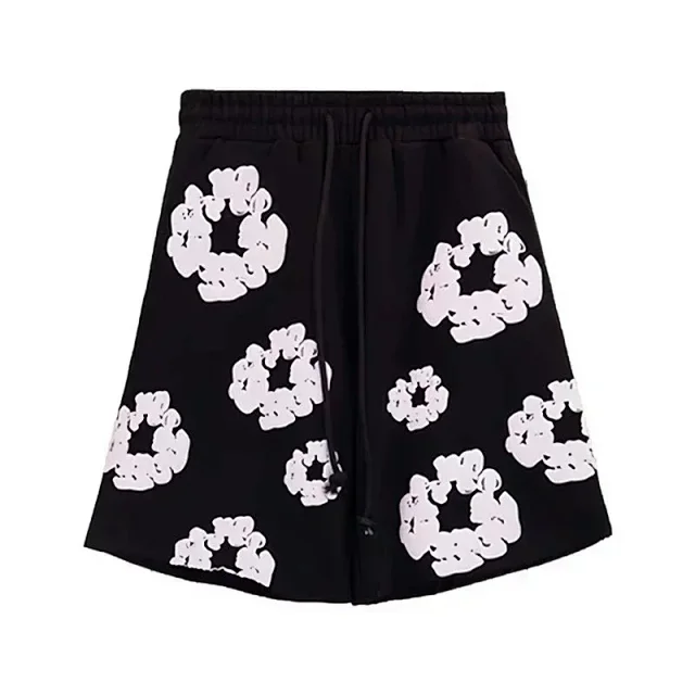Unbranded Shorts D-0135 Floral Print Drawstring product detail image 2