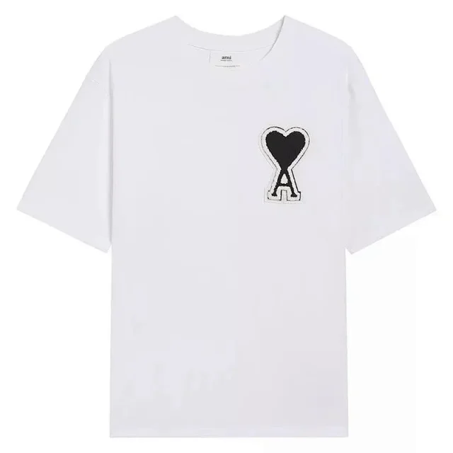AMI Paris T-Shirts Oversized de Coeur logo product detail image 5