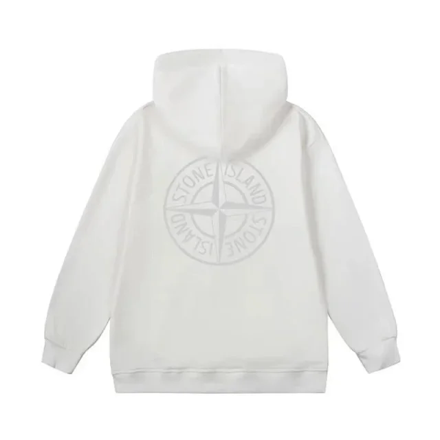 Stone Island Hoodies & Sweatshirts Hooded sweatshirt with compass back print product detail image 2
