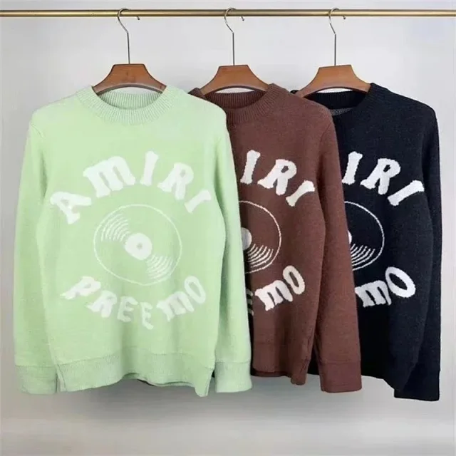 AMIRI Knitwear Logo Graphic Crewneck Sweater product detail image 5