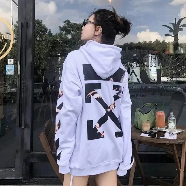 Off-White Hoodies & Sweatshirts Arrow Graphic Pullover Hoodie product detail image 2