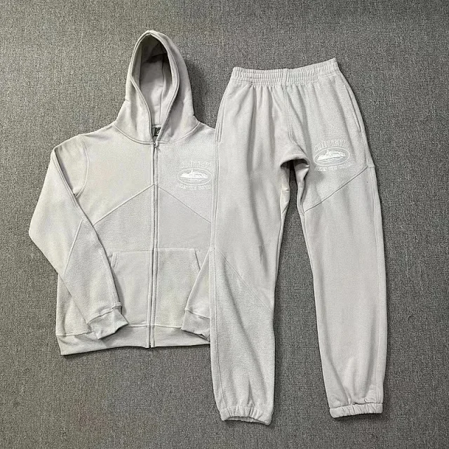 Corteiz Zip-front hooded sweatshirt and jogger set product detail image 2