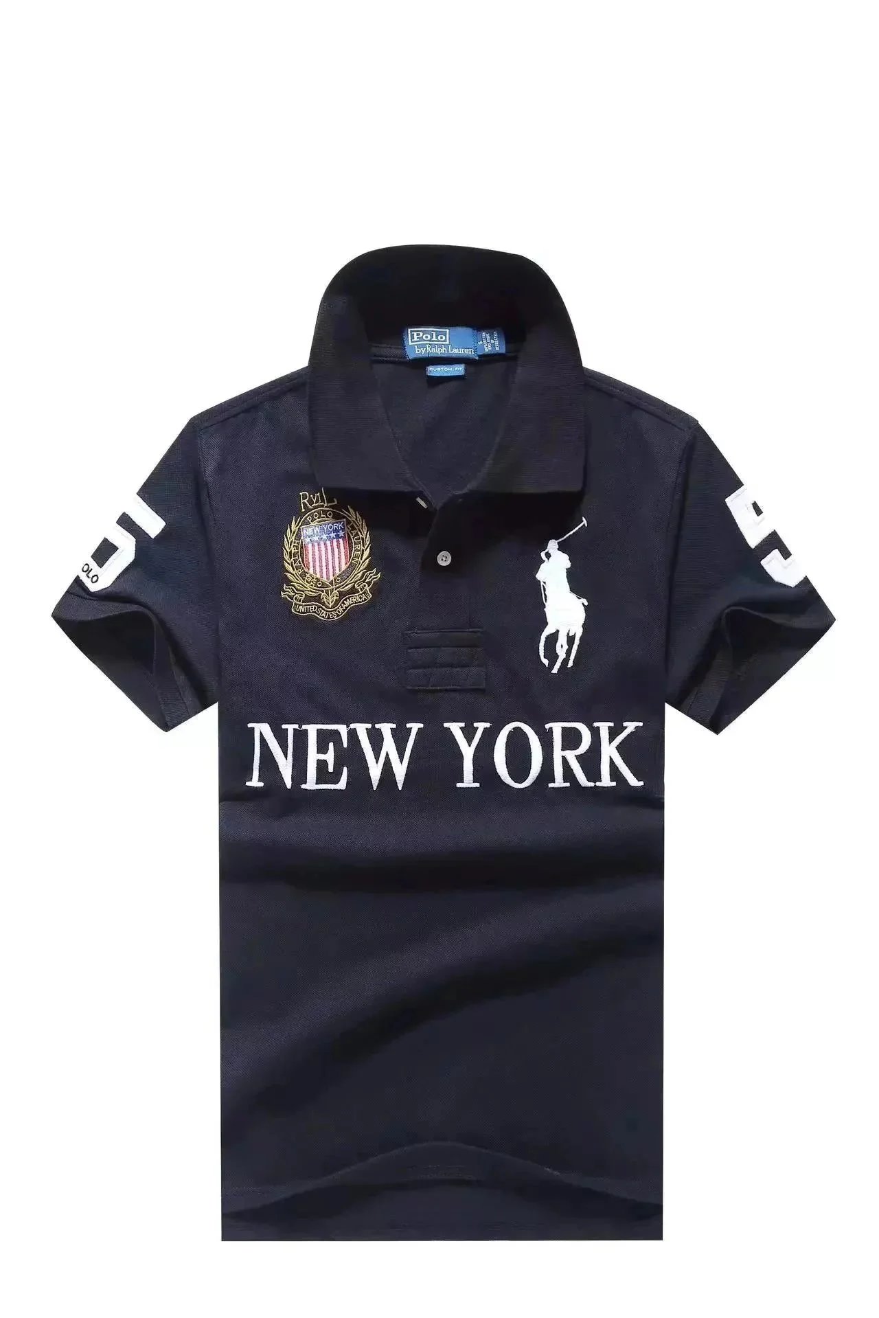 Polo Ralph Lauren Shirts Short-Sleeve City Crest Shirt with Number Back image 3
