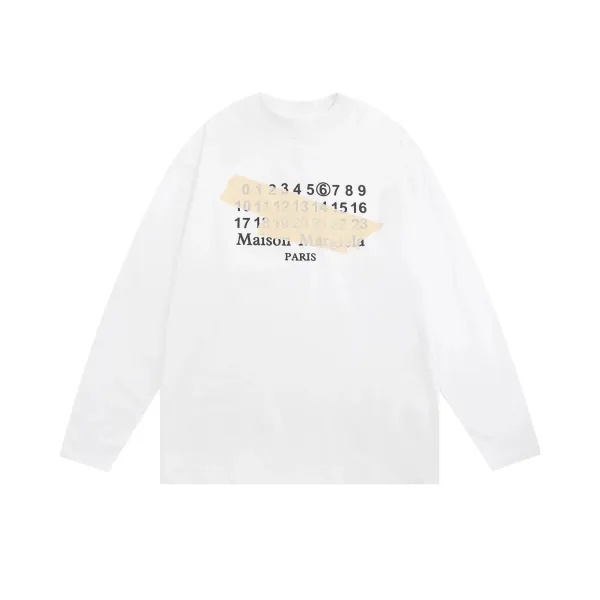Maison Margiela 22 Logo Print Black Hoodie - 10