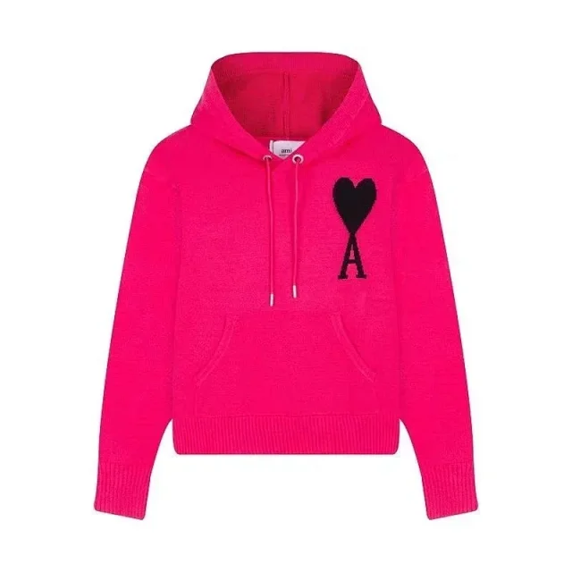 AMI Paris Hoodies & Sweatshirts de Coeur heart-logo hooded sweater product detail image 7