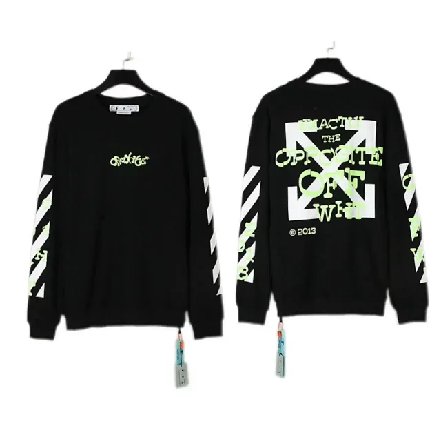 Off-White Hoodies & Sweatshirts Arrow Graphic Print Sweatshirt product detail image 7