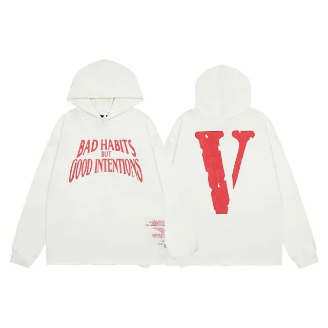 VLONE Hoodies & Sweatshirts Graphic Logo Print Hooded Sweatshirt product detail image 4