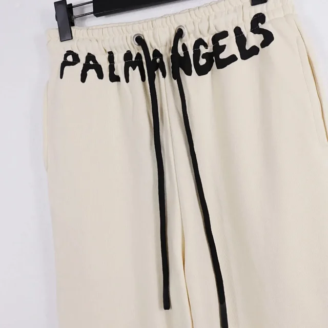 Palm Angels Trousers Elastic-Waist Graphic Jogger product detail image 7