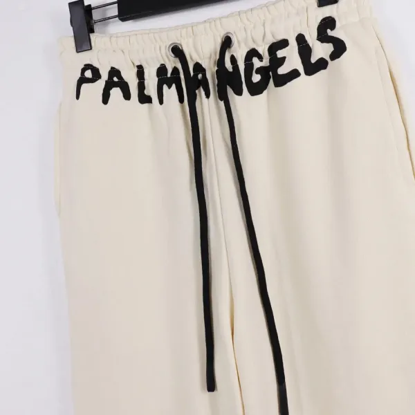 Palm Angels Palm Print Track Pants Navy White - 8