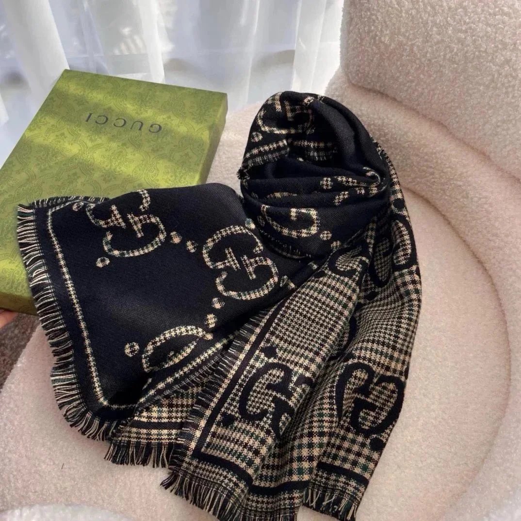 Dior Scarves Fringed Logo-Pattern Scarf image 9