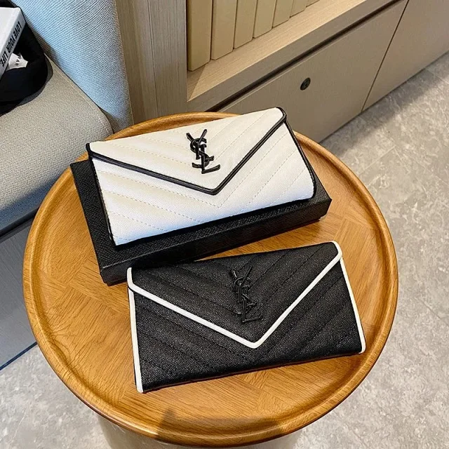 Saint Laurent Wallets & Card Holders Logo-appliqué snap wallet product detail image 2