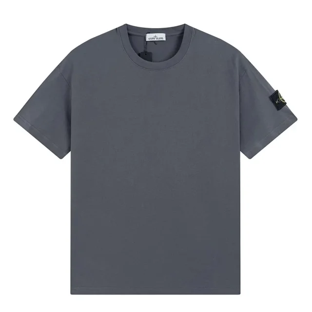 Stone Island T-Shirts Short-Sleeve Compass Badge T-Shirt product detail image 7