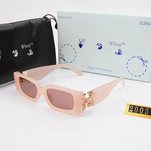 Off-White Eyewear Rectangular sunglasses with arrow-emblem temples product detail image 2