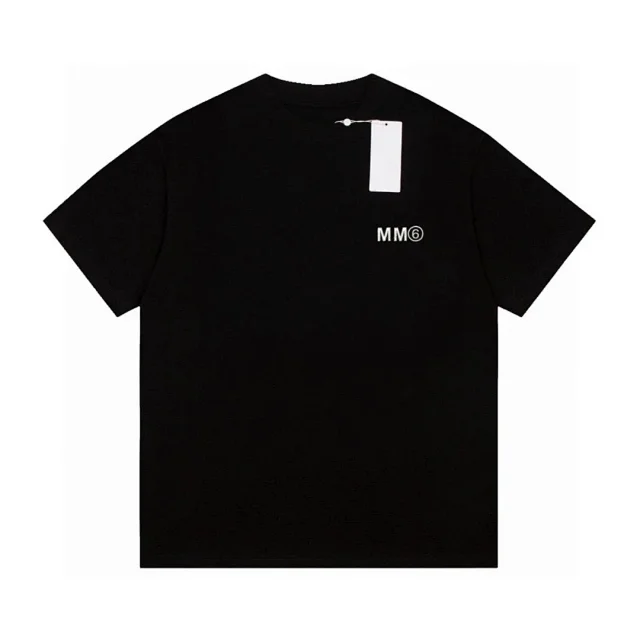 MM6 Maison Margiela T-Shirts Numeric Logo Print product detail image 3