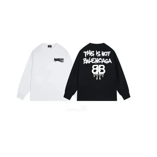 Balenciaga Hoodies & Sweatshirts Logo Graphic Crewneck Sweatshirt product detail image 8