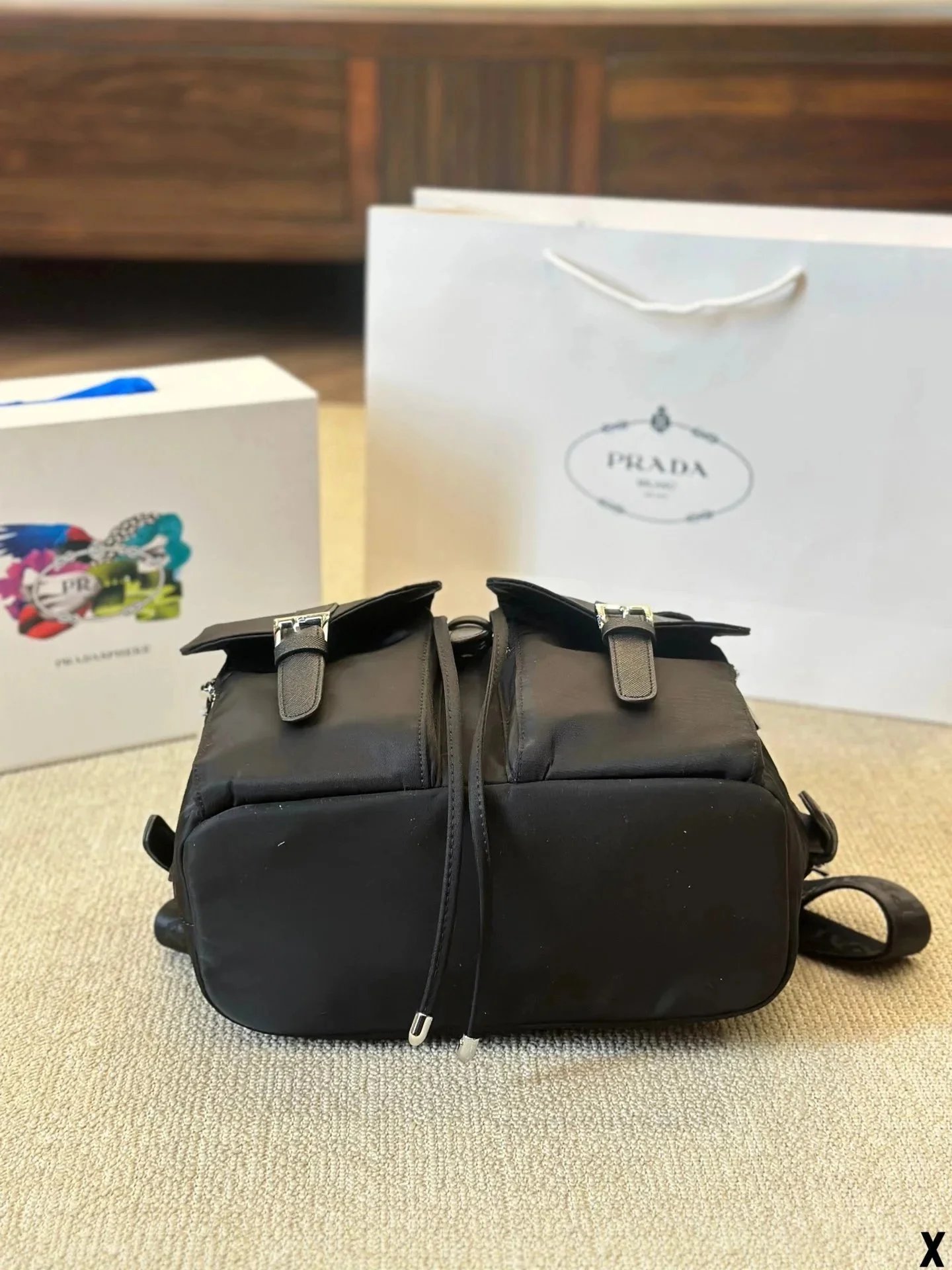 Prada Re-Nylon Backpack Black - 6