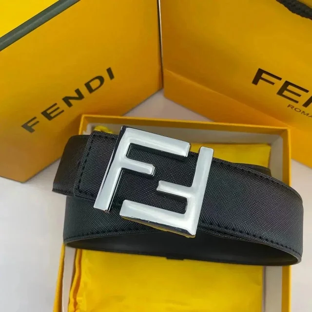 Fendi Belts FF logo buckle monogram belt product detail image 7