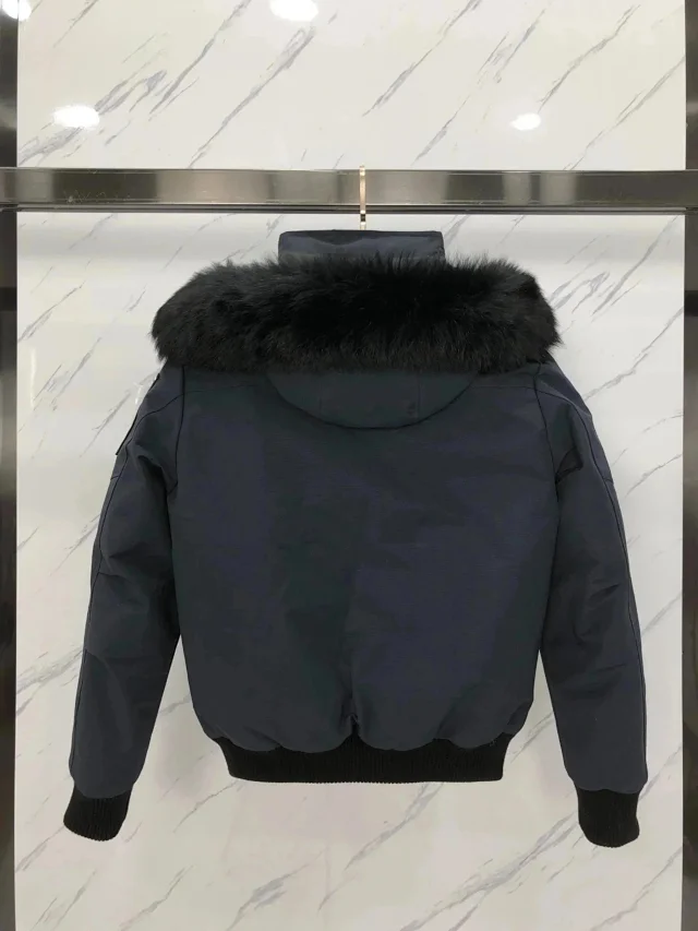 Moose Knuckles Down Jackets Fur-Trim Hooded Bomber product detail image 4