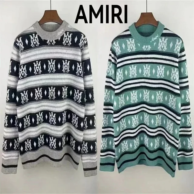AMIRI Knitwear Logo Graphic Crewneck Sweater product detail image 6