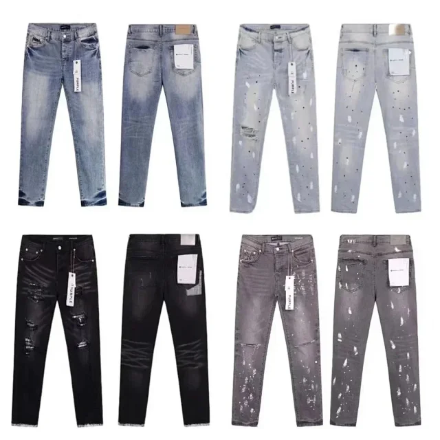 Purple Jeans Straight-leg denim product detail image 1