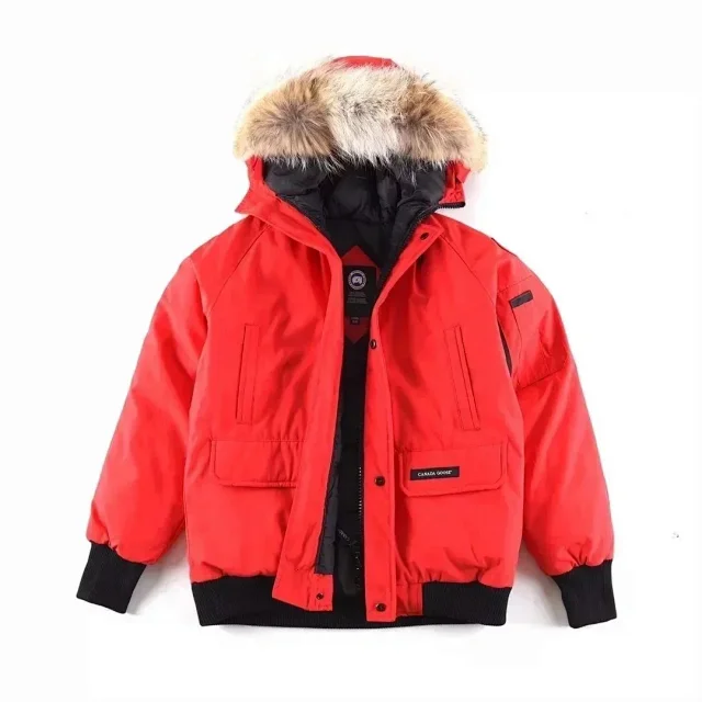 Canada Goose Down Jackets Fur-Trim Hood Parka product detail image 6