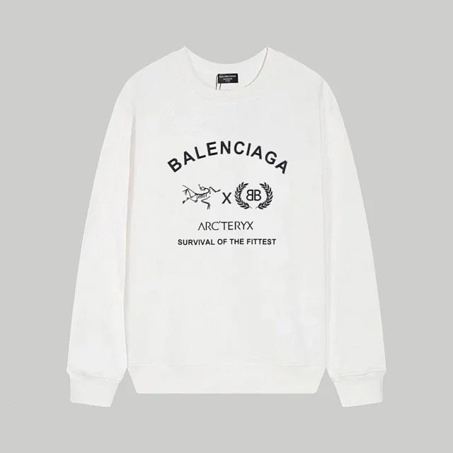 Balenciaga Hoodies & Sweatshirts Graphic Logo Crewneck Sweatshirt product detail image 6