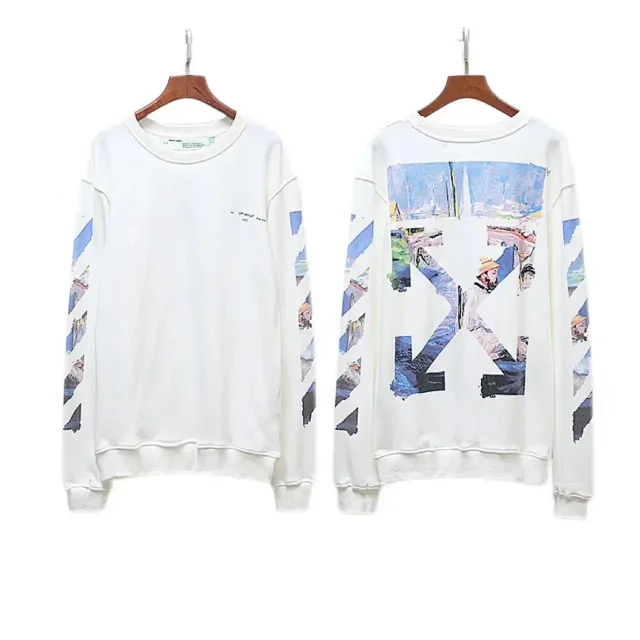 Off-White Hoodies & Sweatshirts Arrow Graphic Crewneck Sweatshirt product detail image 5