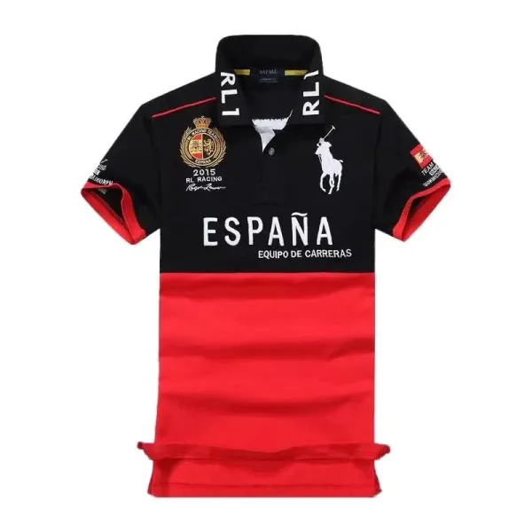 Ralph Lauren RL Racing España Polo Black Red - 1